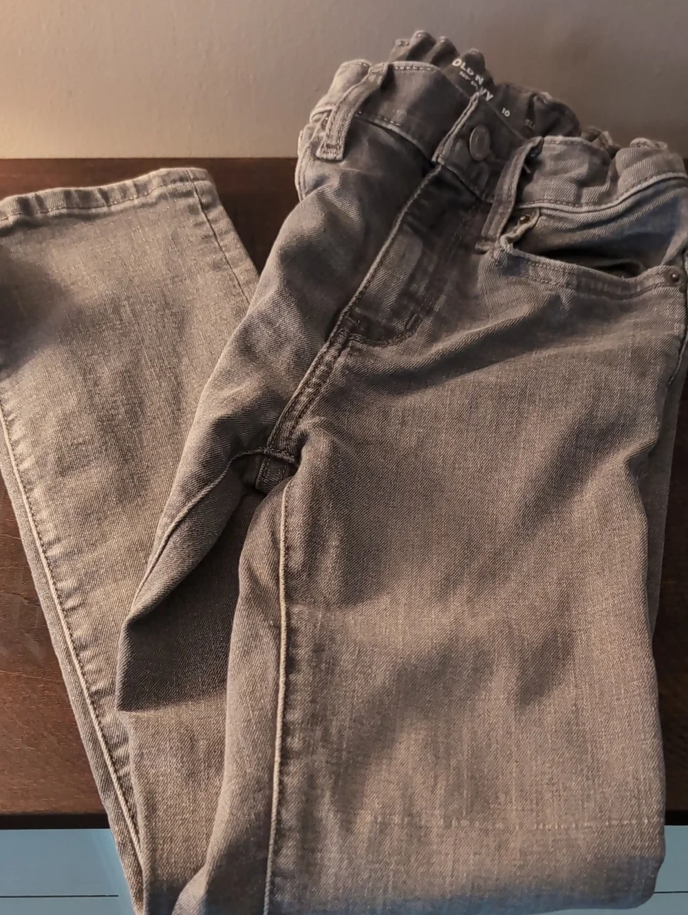 Gray Boy's Jeans - Slim Fit